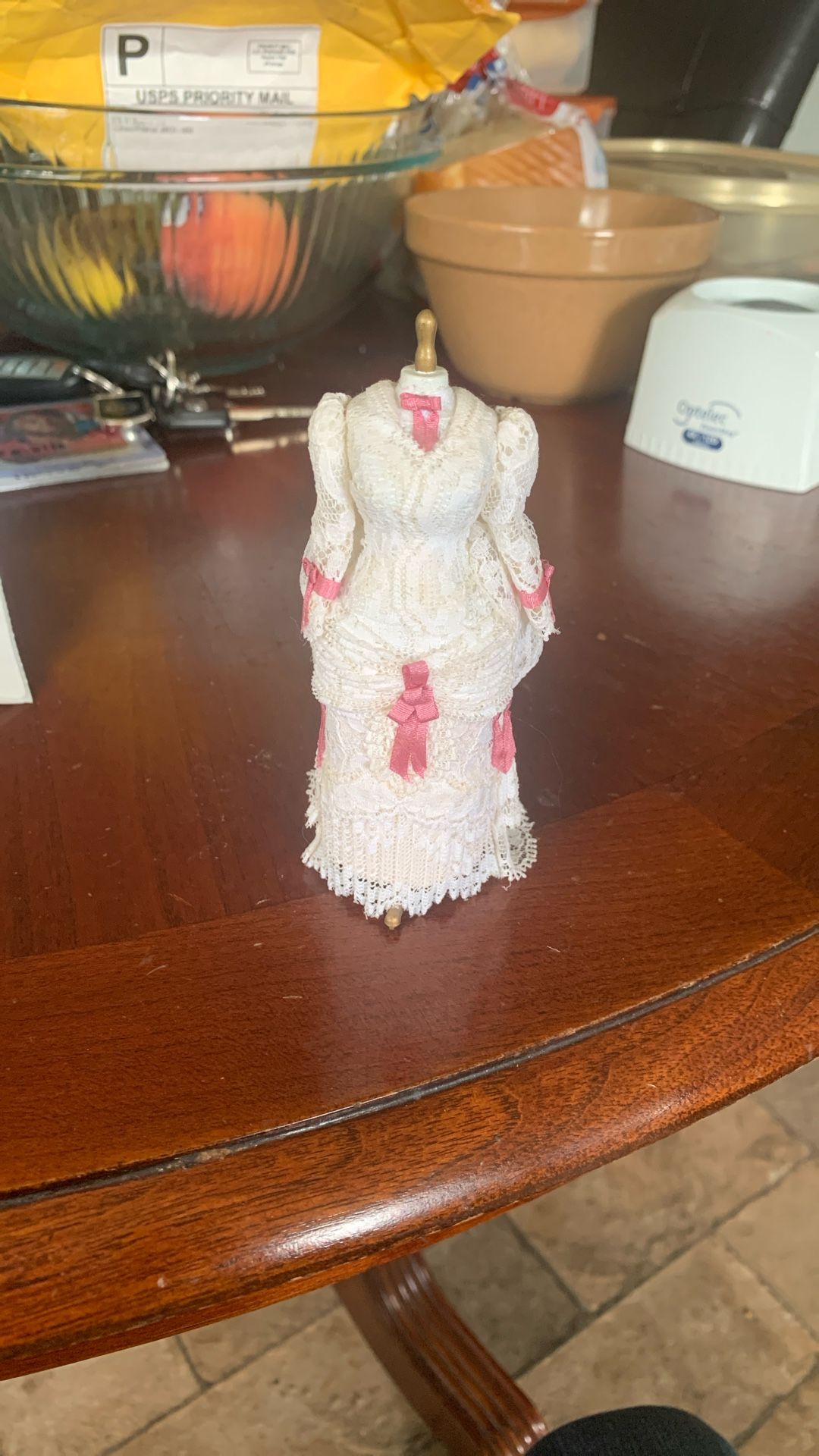 Original Karen Benson Gown 5” tall
