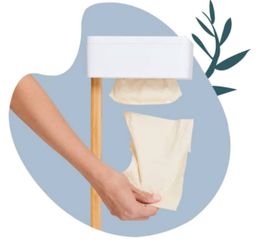 Tushy Tissue Paper Disposer Stand