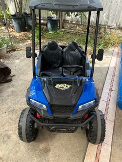 RMT Electric Ride On Car with shade and RC