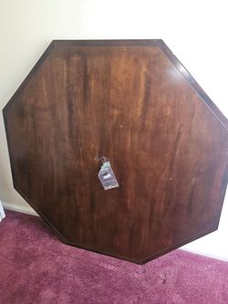 Solid wood Poker flip top table