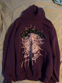 PURPLE SPIDER HOODIE SIZE MEDUIM