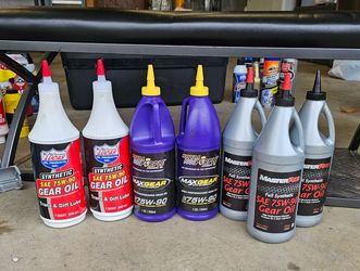 New sealed Gear oil 75W-90 1quart set of 7