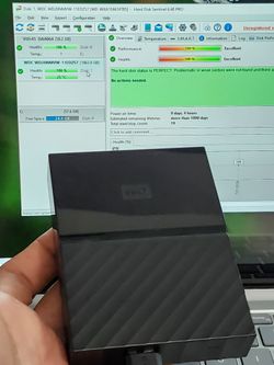 Western Digital My Passport 2TB Portable External HDD - 100% good health TESTED