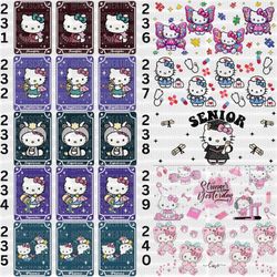 Hello Kitty Astrology UV DTF 16 Oz Cup Wrap