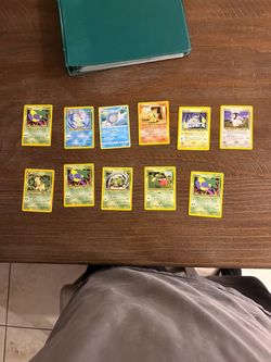 1999 Pokémon Trading Cards Lot of 11