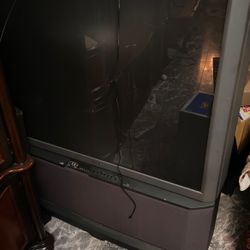 Tv Sony 55” Older Color Tv Works $60