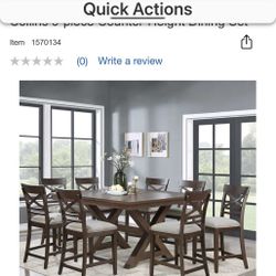 Counter Height Kitchen Table 