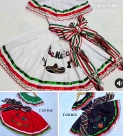 Girls Mexican Dresses - Variedad de Vestidos Méxicanos Para Niñas