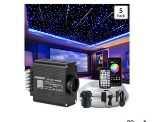 Firework led fiber optic light