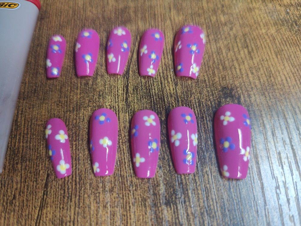 Gel Nail Press-Ons/ Various Sizes, Colors, Nail Art