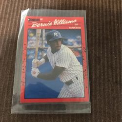 1990 Rookie Bernie Williams Rookie Card 