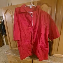 Scrub Top Short Sleeve, With Ziper.lab Coat,unform 