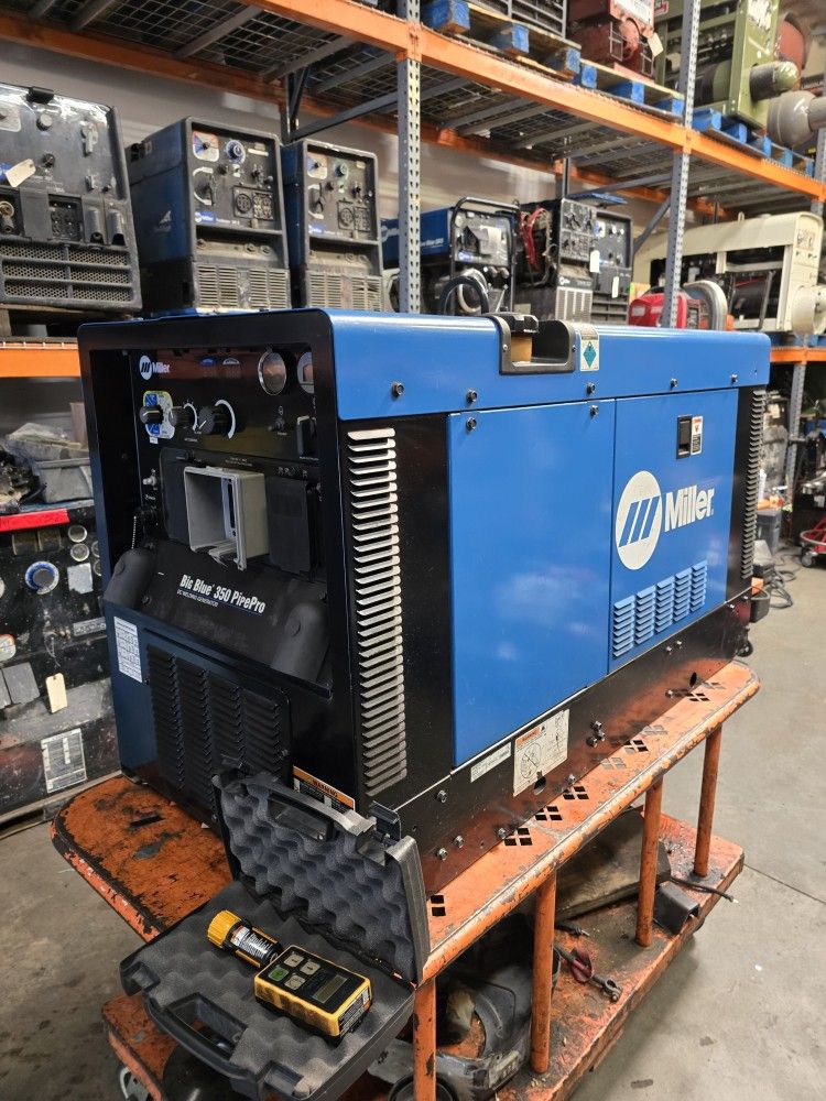 Miller Pipe Pro 350 Generator Welder 400 Low Hours