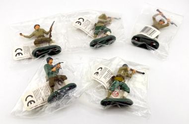 Britains First Gear 54mm WWII US Army Infantrymen Thompson Garand Set Sealed