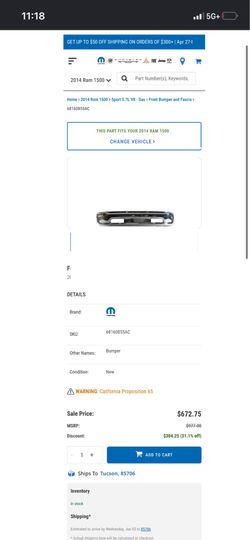 Oem bumper