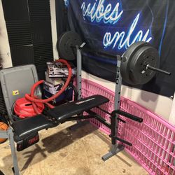 bench press with weights