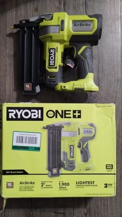 (2 Item Deal!) Ryobi  One+ 18v Brad Nailer P321 Also Included 18v Ryobi Vacuum (Battery Not Included)