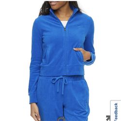 Juicy couture Terry cloth lounge set tracksuit blue large