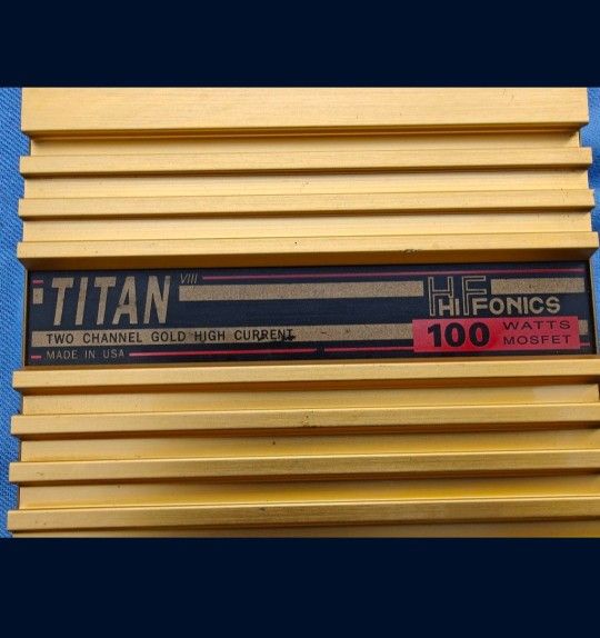 Hifonics Titan Old School Car Audio Amp