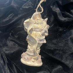 Santa Claus Checking His List 5” High Tree Ornament