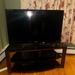 Sharp Tv With TV Stand 