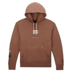 Travis Scott x Jordan Flight Hoodie Brown Size Medium