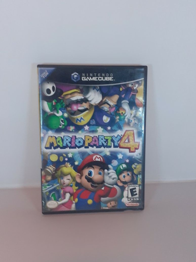 Mario Party 4 (Gamecube, 2002) NO MANUAL. Tested.