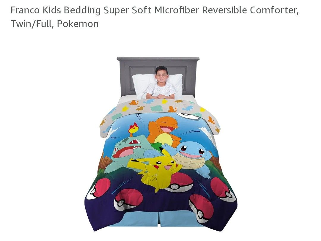 Pokemon Twin/ Full Comforter