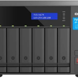 QNAP TVS-h674-i5- 32G-US 6 Bay High-Speed Desktop NAS with 12th Gen