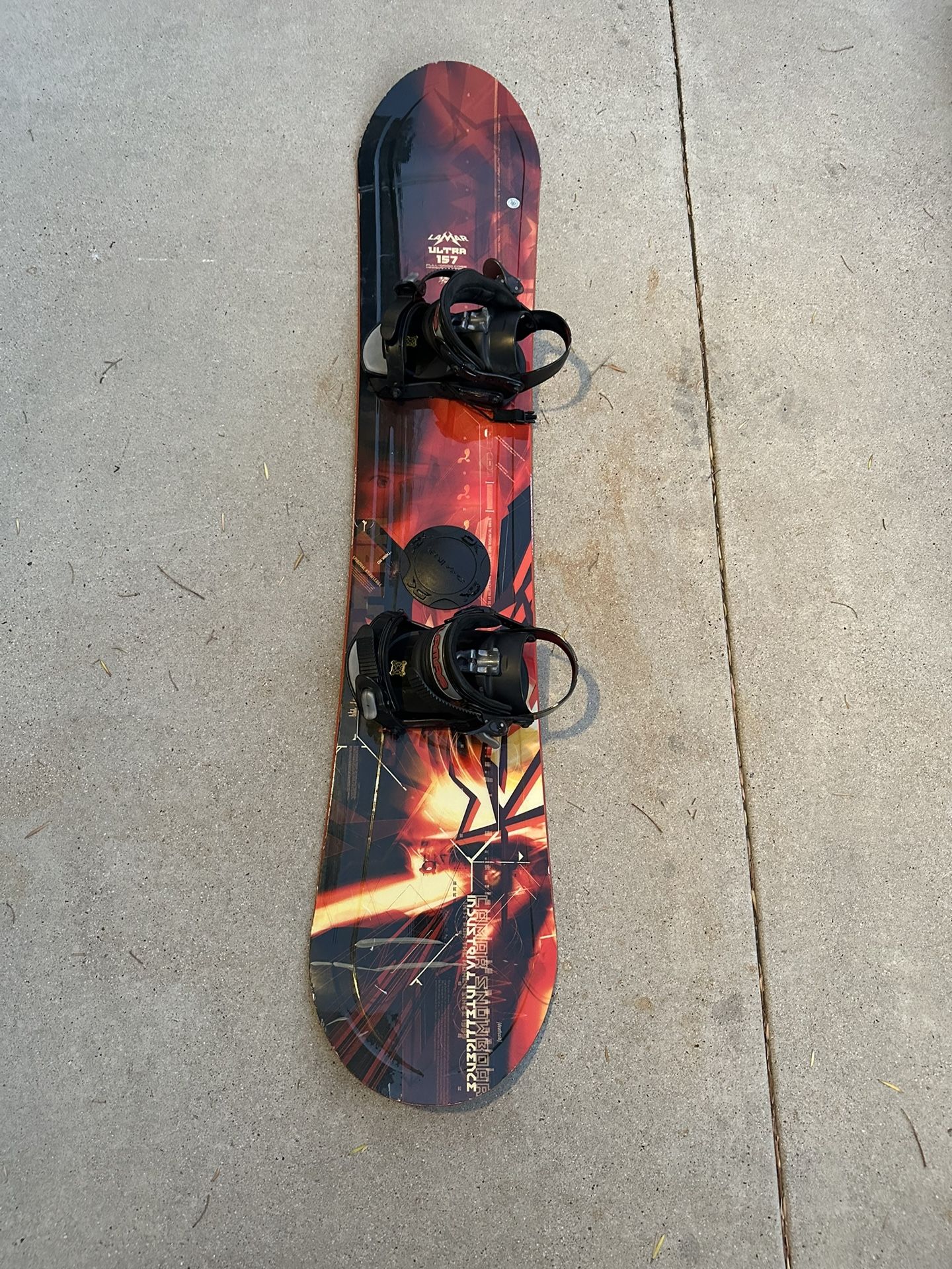 Lamar Ultra 157CM Snowboard Includes Bindings for Sale in Irvine