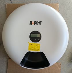 AiPet F6 Automatic Pet Feeder for Dogs and Cats, 6 Meals Programmable
