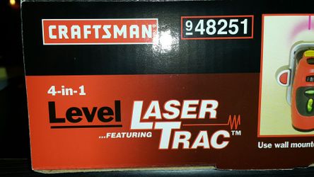Level laser Trac 4-1 Craftsman NEW!