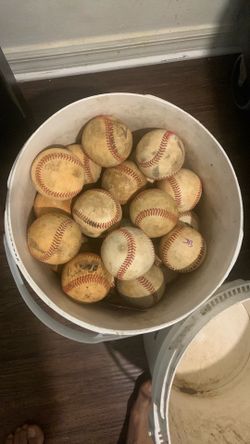 50 leather baseballs (used)