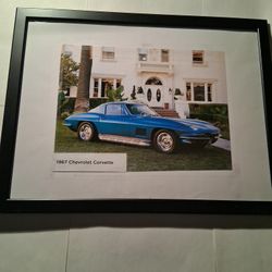 Vintage Picture Of 1967 Corvette