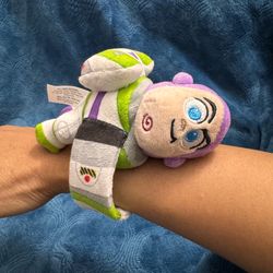 Disney Cutie Cuff Toy Story Series 5 BUZZ LIGHTYEAR Plush Slap Band Bracelet