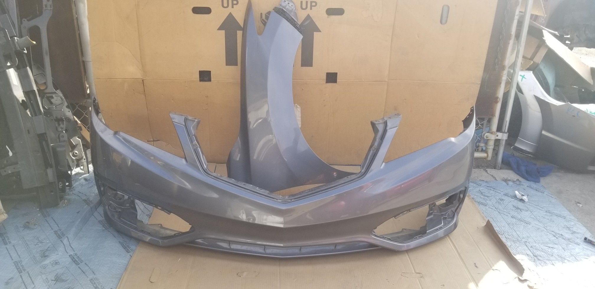 2016 - 2018 Acura RDX Front bumper & fender passenger side Oem parts