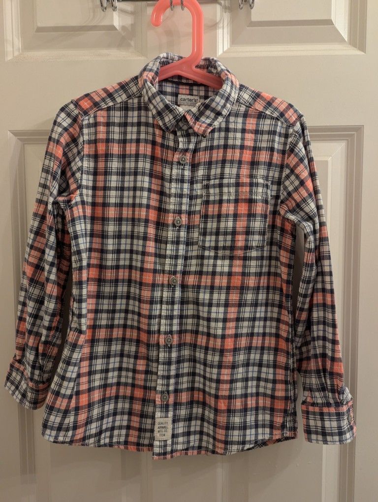 Carter's Long Sleeve Button Down Flannel
