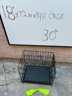 Small Wire Pet Crate 18x12x14