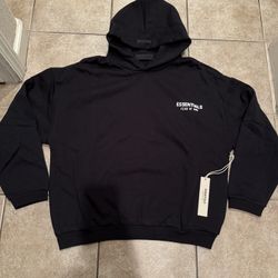 Black Essentials Hoodie 