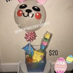 Easter Bunny Balloon With Basket