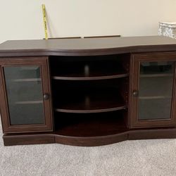 Wood tv stand