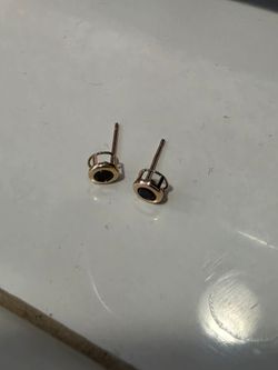 Rose gold earrings