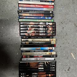 60 DVD Movies $0.50 each