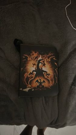 Pokémon binder filled with Pokémon cards Pokémon binder filled with Pokémon cards