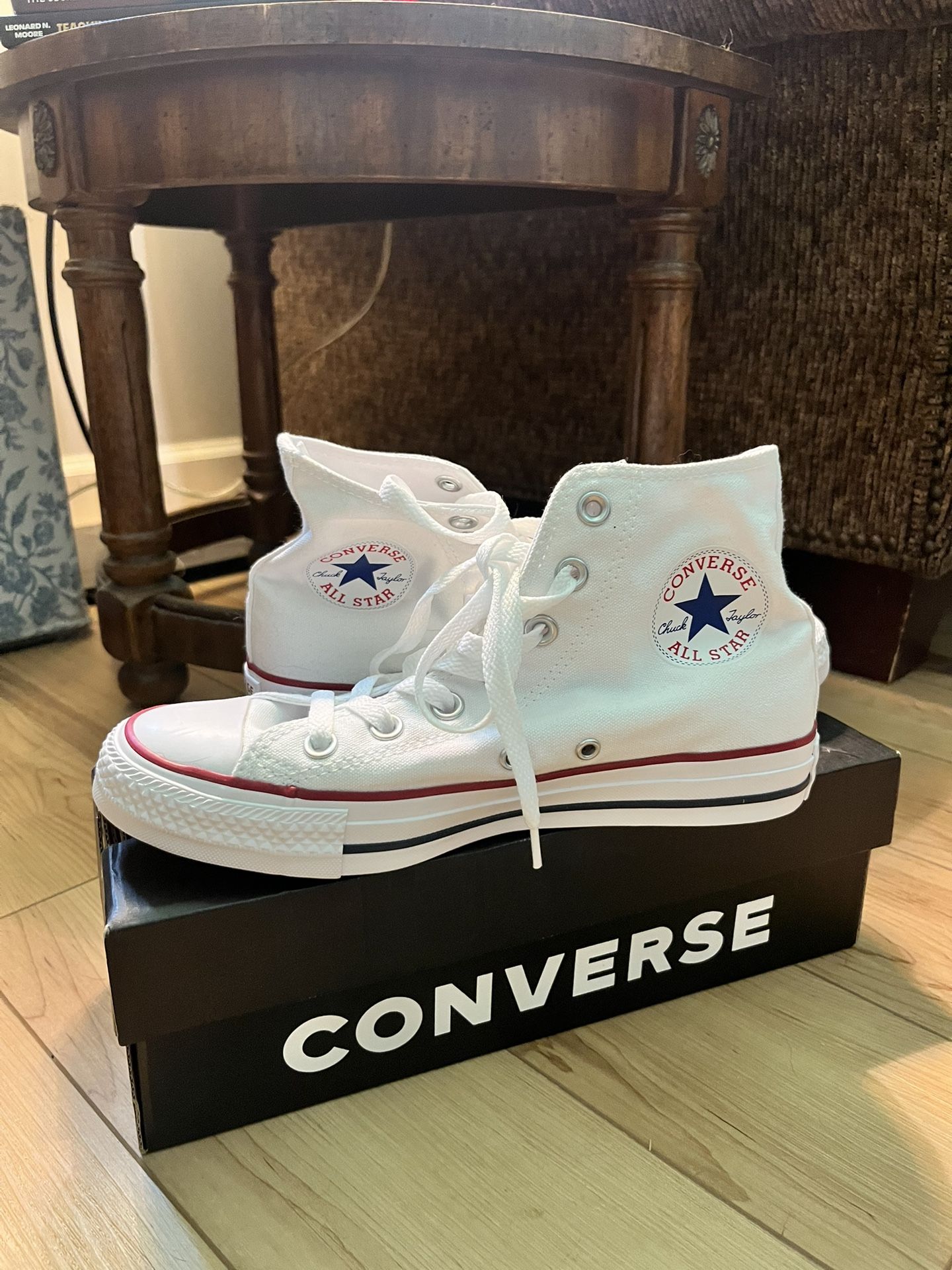 High Top White Converse