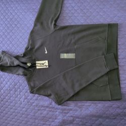 Brand New Nike Pullover Hoodie - All Black - Size Large
