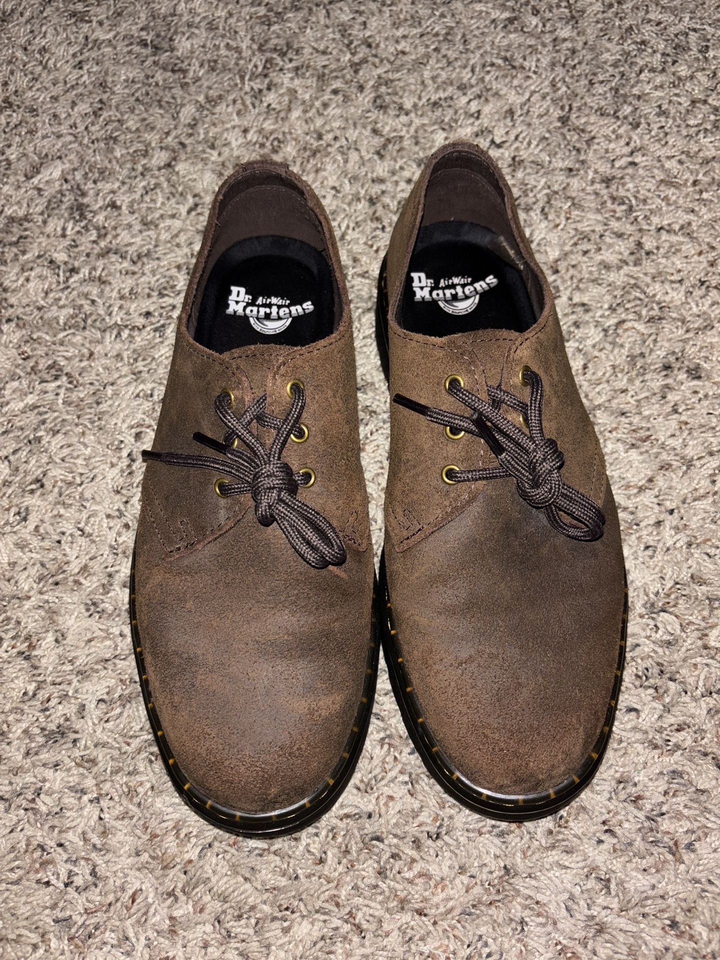 Dr Martens Zavala Lo NEW Dr. Martens Zavala Lo Taupe Leather Oxford Shoes Women 9  main image 4