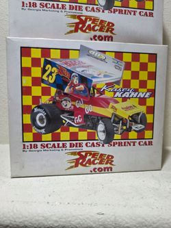 KASEY KAHNE SPEED RACER DIRT WORLD OF OUTLAWS 1:18 SPRINT CAR GMP DIECAST