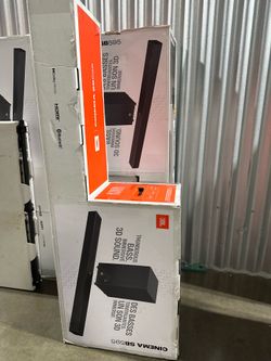 JBL Cinema SB595 Home Theater System Soundbar and Subwoofer
