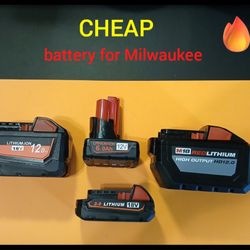 🔥 SAVE BIG GREAT PRICES FOR BATTERIES  FOR MILWAUKEE 